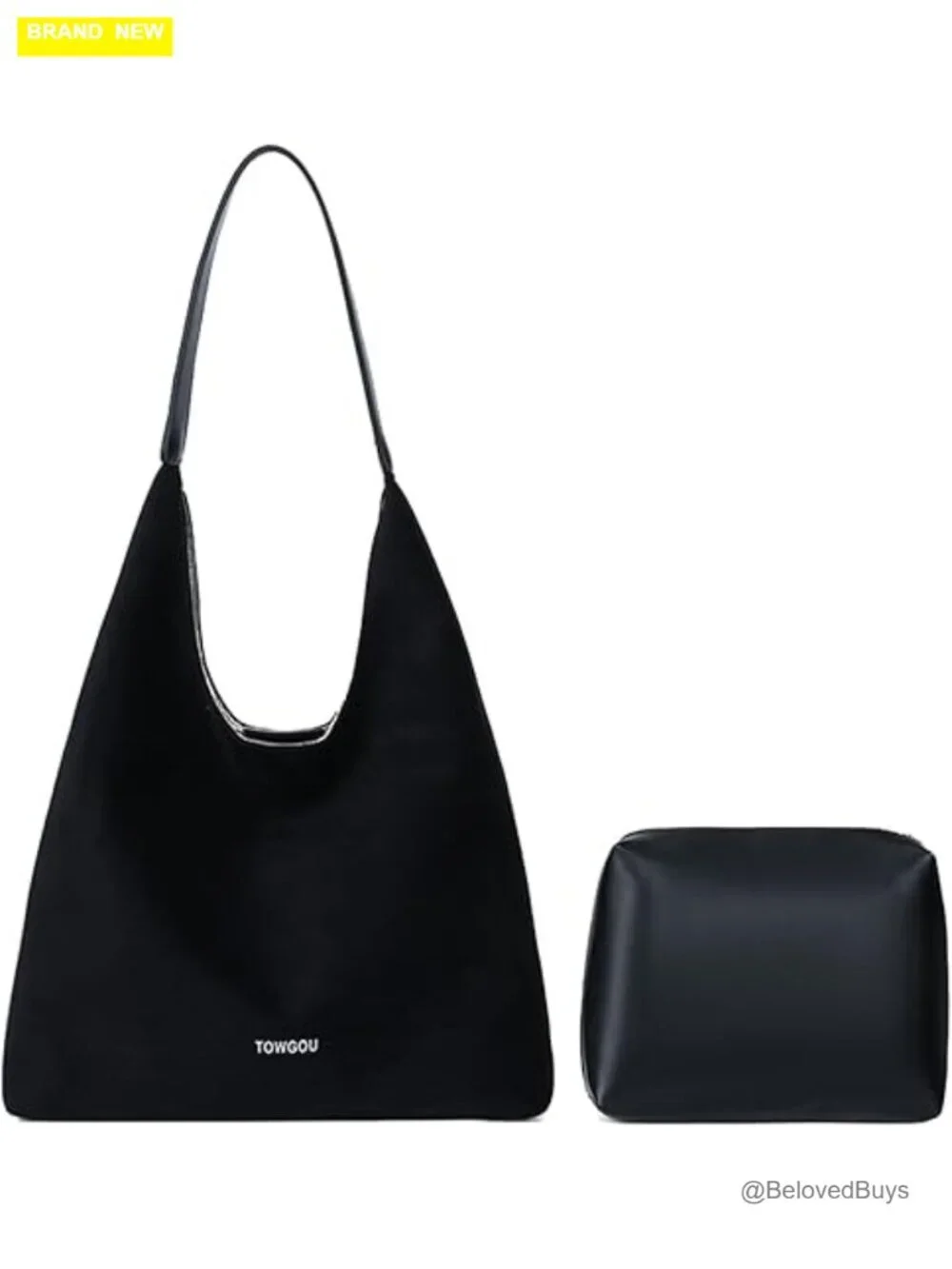 Suede Slouchy Hobo Tote Shoulder Bag Soft Handbag for Women
